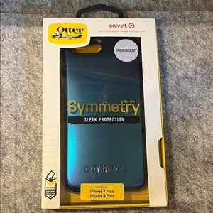 OtterBox Symmetry Series Blue Case for iPhone 7 Plus/8 Plus** Brand New**
